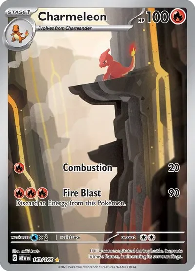 Charmeleon 6/151 Scarlet & Violet 151 Pokemon card