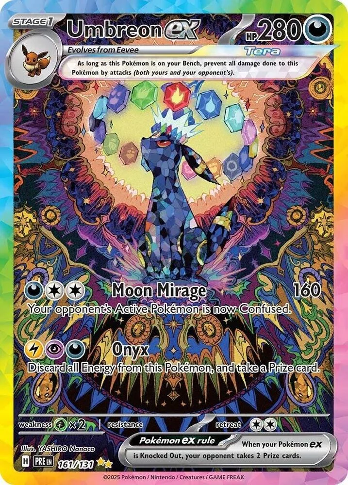 Umbreon ex 12/125 Prismatic Evolutions Pokemon card