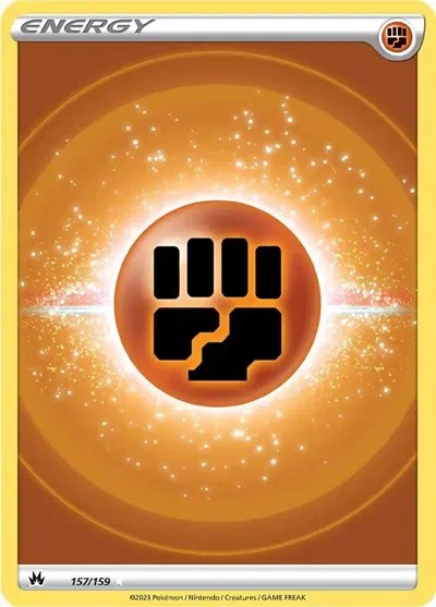 Fighting Energy (Texture Full Art) 5/129 Crown Zenith Pokemon card