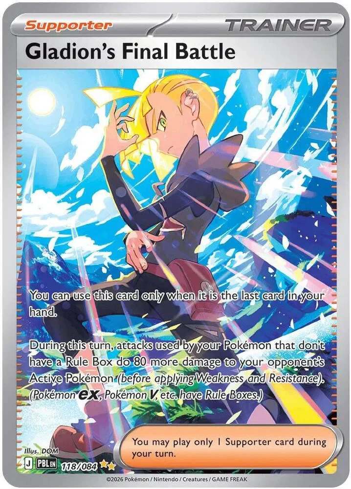 Gladion's Final Battle 3/124 Pitch Black Pokemon card