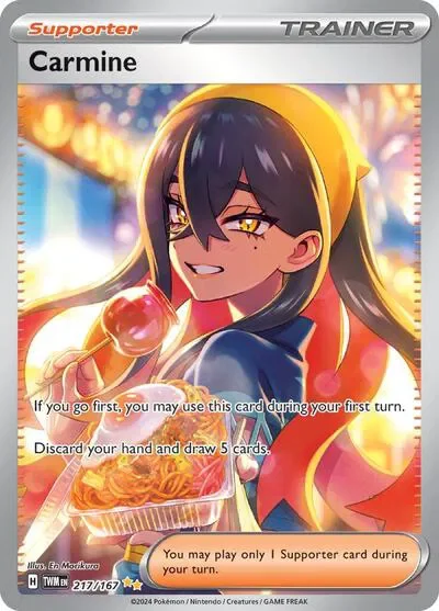 Carmine  11/251 Twilight Masquerade Pokemon card