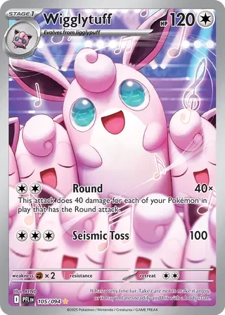 Wigglytuff 18/124 Phantasmal Flames Pokemon card