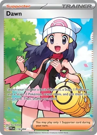Dawn 7/124 Phantasmal Flames Pokemon card