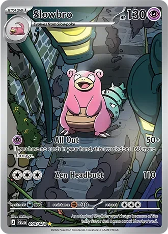 Slowbro 22/124 Pitch Black Pokemon card