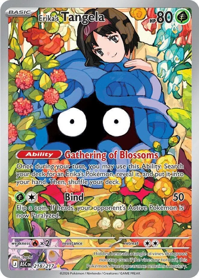Erika's Tangela 10/124 Ascended Heroes Pokemon card
