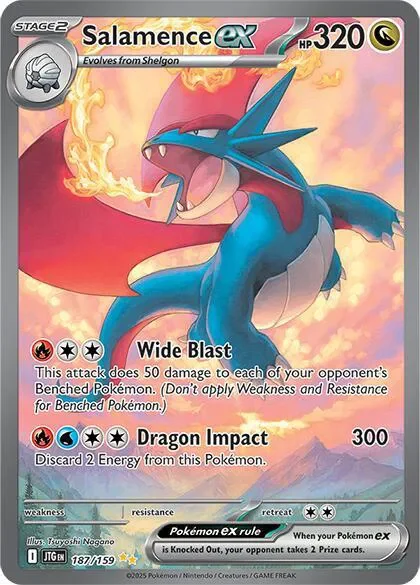 Salamence ex 4/119 Journey Together Pokemon card