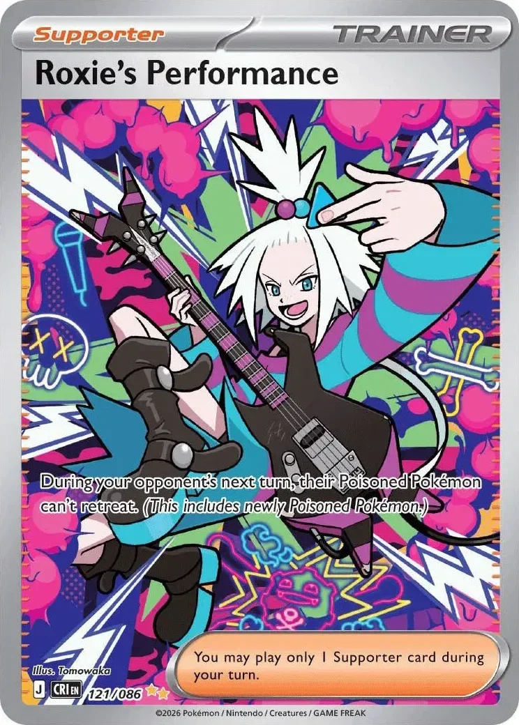 Roxie's Performance 2/124 Chaos Rising Pokemon card