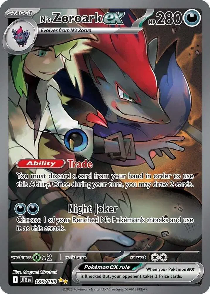 N's Zoroark ex 6/119 Journey Together Pokemon card