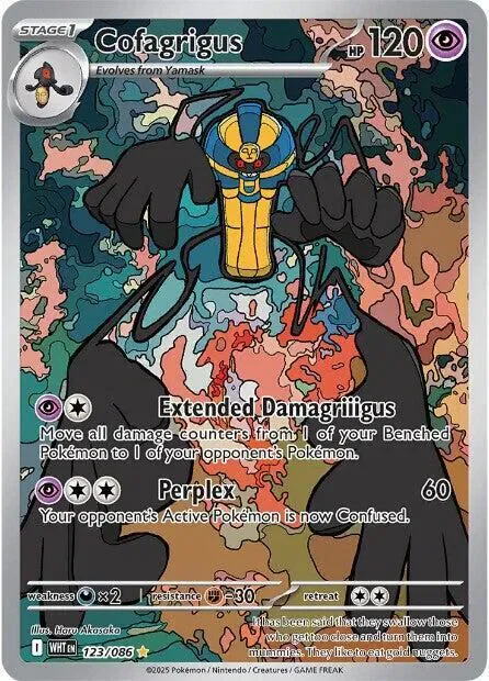 Cofagrigus 15/123 White Flare Pokemon card