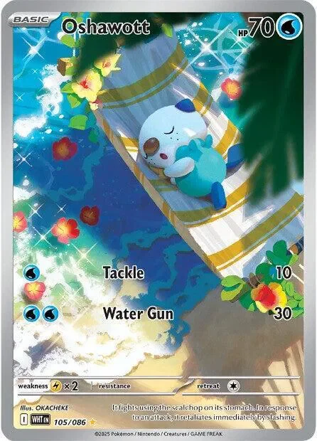 Oshawott 12/123 White Flare Pokemon card
