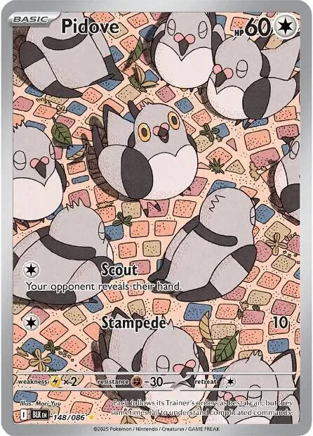 Pidove 15/115 Black Bolt Pokemon card