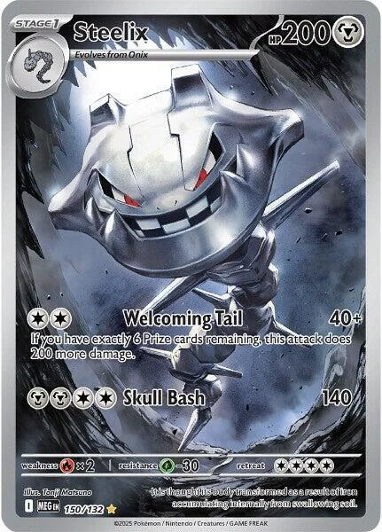 Steelix 9/124 Mega Evolution Pokemon card