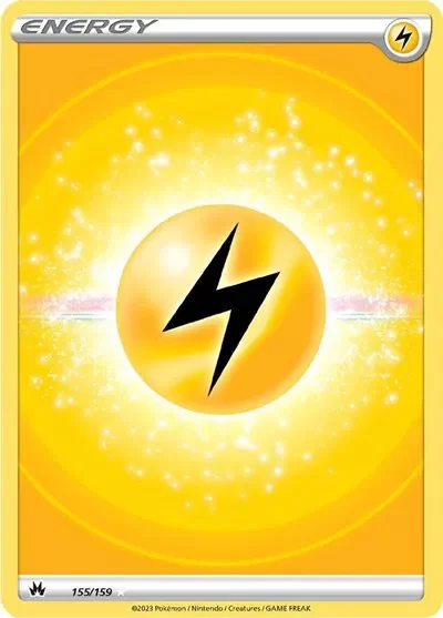 Lightning Energy (Texture Full Art) 7/129 Crown Zenith Pokemon card