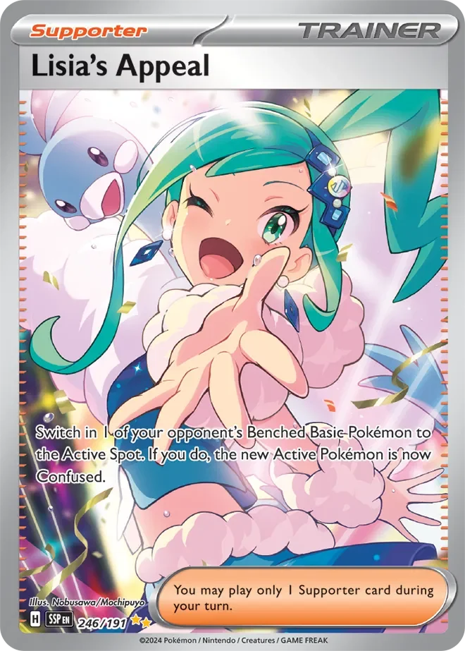Lisia's Appeal 6/248 Surging Sparks Pokemon card