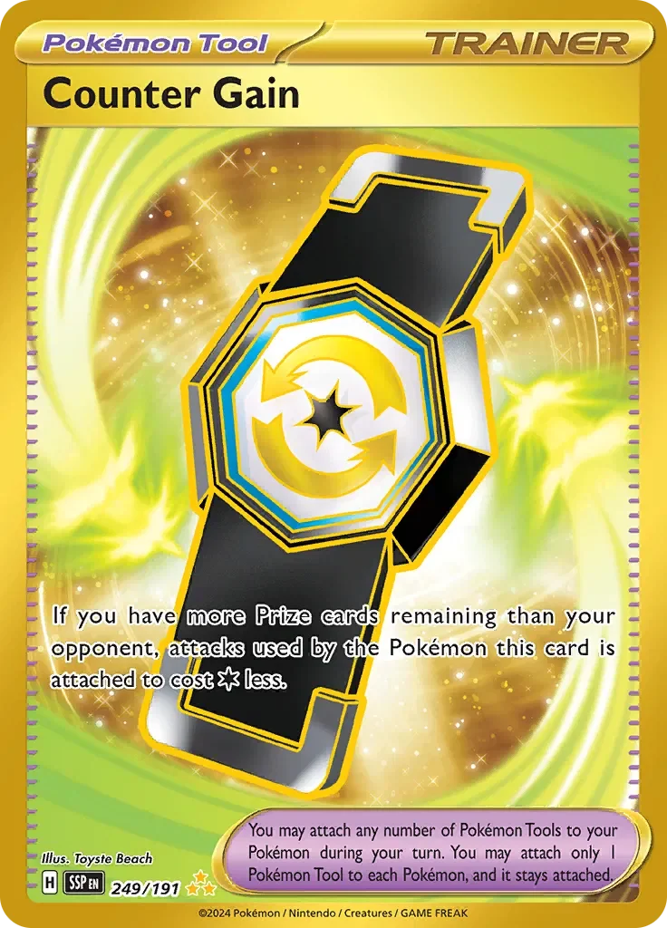 Counter Gain 3/248 Surging Sparks Pokemon card
