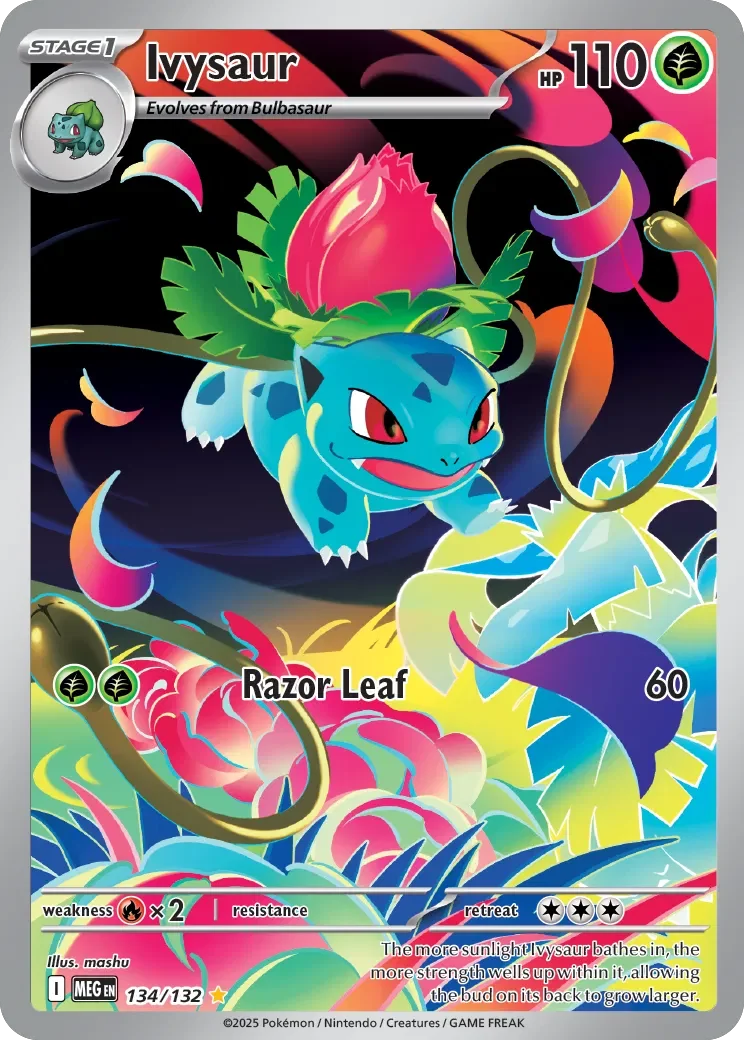Ivysaur 2/124 Mega Evolution Pokemon card