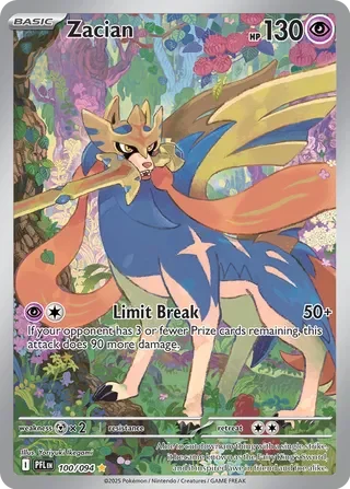 Zacian 23/124 Phantasmal Flames Pokemon card