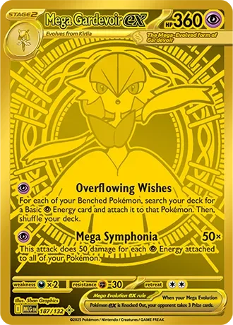 Mega Gardevoir ex 31/124 Mega Evolution Pokemon card