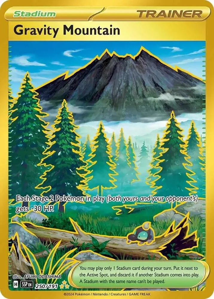 Gravity Mountain 2/248 Surging Sparks Pokemon card