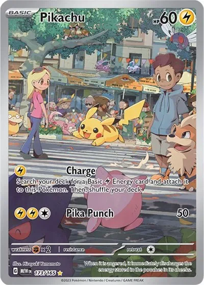 Pikachu 9/151 Scarlet & Violet 151 Pokemon card