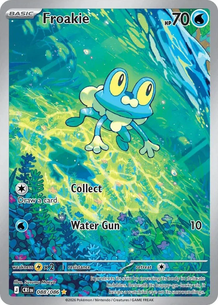 Froakie #9/124 Chaos Rising Pokemon card