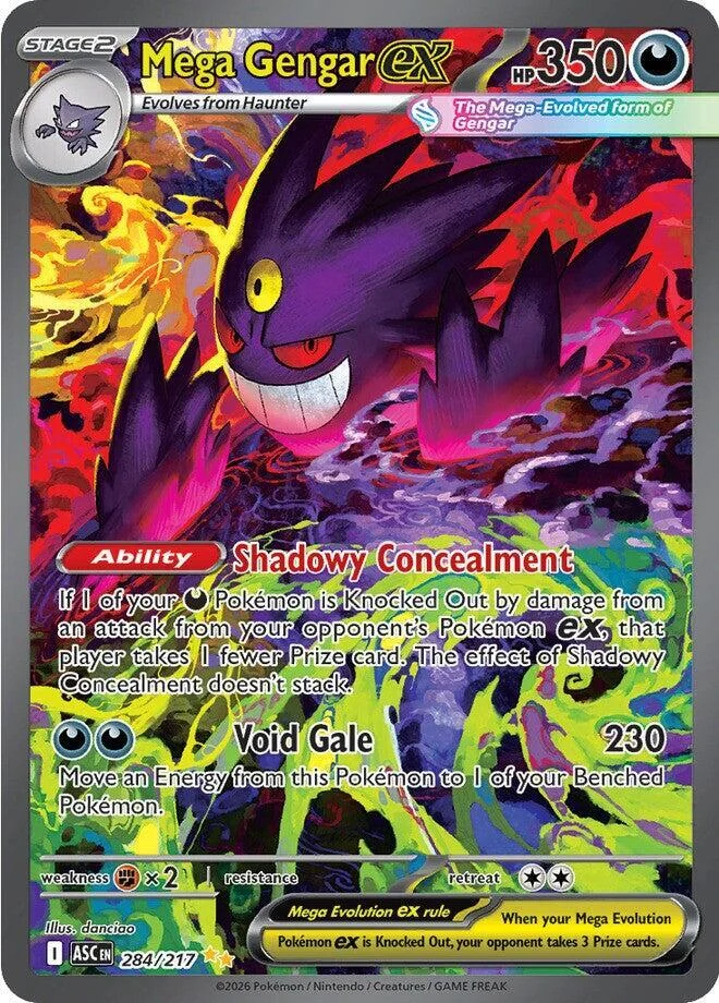 Mega Gengar ex 22/124 Ascended Heroes Pokemon card