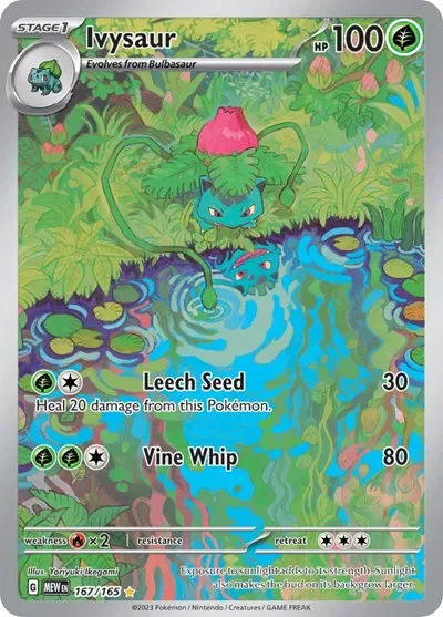 Ivysaur 4/151  Scarlet & Violet 151 Pokemon card