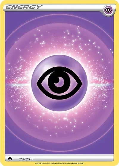 Psychic Energy (Texture Full Art) 6/129 Crown Zenith Pokemon card