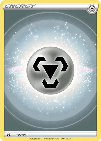 Metal Energy (Texture Full Art)  1/129 Crown Zenith Pokemon card