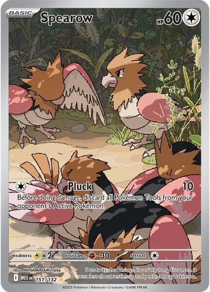 Spearow 10/124 Mega Evolution Pokemon card