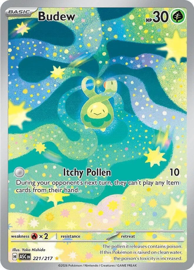 Budew 12/124 Ascended Heroes Pokemon card