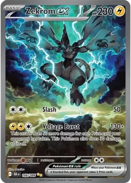 Zekrom ex 4/115 Black Bolt Pokemon card