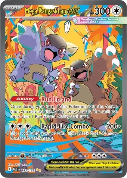 Mega Kangaskhan ex 26/124 Perfect Order Pokemon card