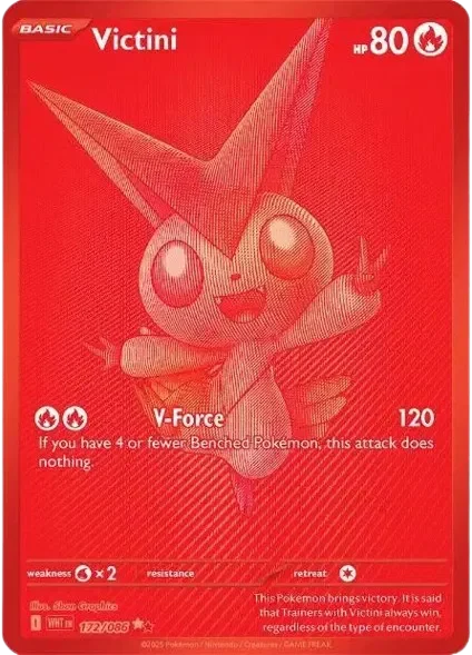 Victini 3/123 White Flare Pokemon card