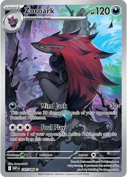 Zoroark 13/123 White Flare Pokemon card
