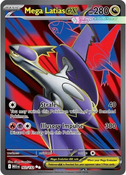 Mega Latias ex 16/124 Mega Evolution Pokemon card