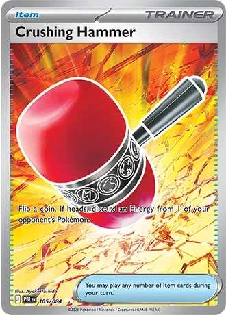 Crushing Hammer 13/124 Pitch Black Pokemon card